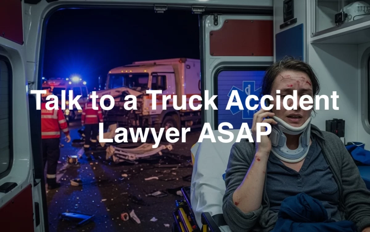 Call a truck accident lawyer