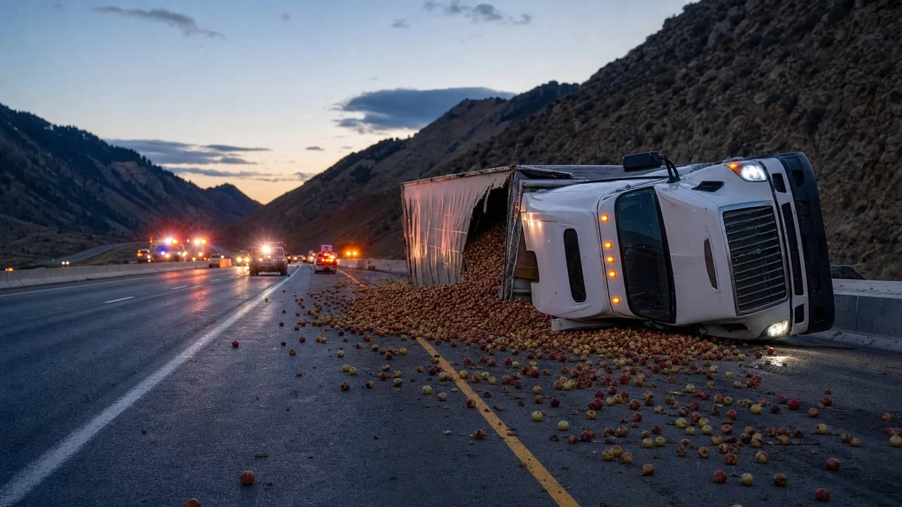 Semi-Truck Driver Killed in I-84 Rollover in Northern Utah