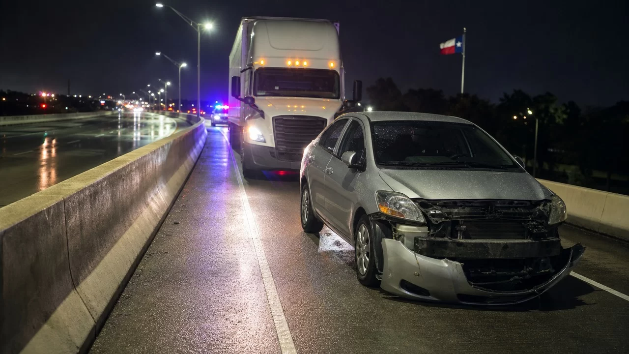 Three Killed After 18-Wheeler Strikes Disabled Car on US-80 in Kaufman County