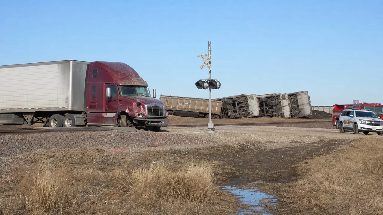 One Killed, One Seriously Injured After Train Strikes Semi-Truck Near Victor