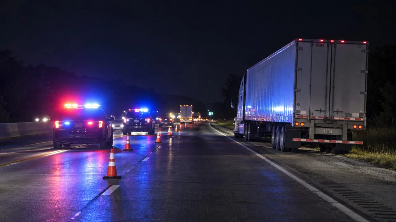 Pedestrian Killed in Tractor-Trailer Crash on I-70 Near Sweet Springs