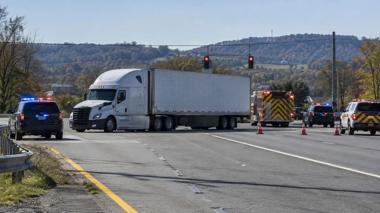 One Killed in 18-Wheeler Crash on Joe Prather Highway