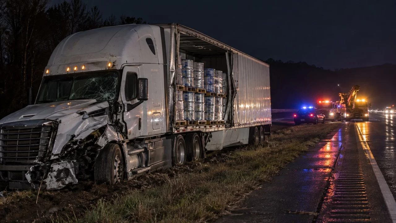 Truck Driver Charged After 42,000-Pound Paint Load Crash in Missouri