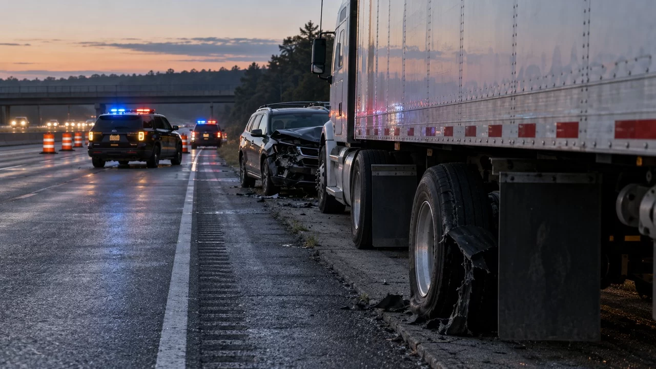Passenger Killed After SUV Strikes Tractor-Trailer on I-95 in Baltimore County