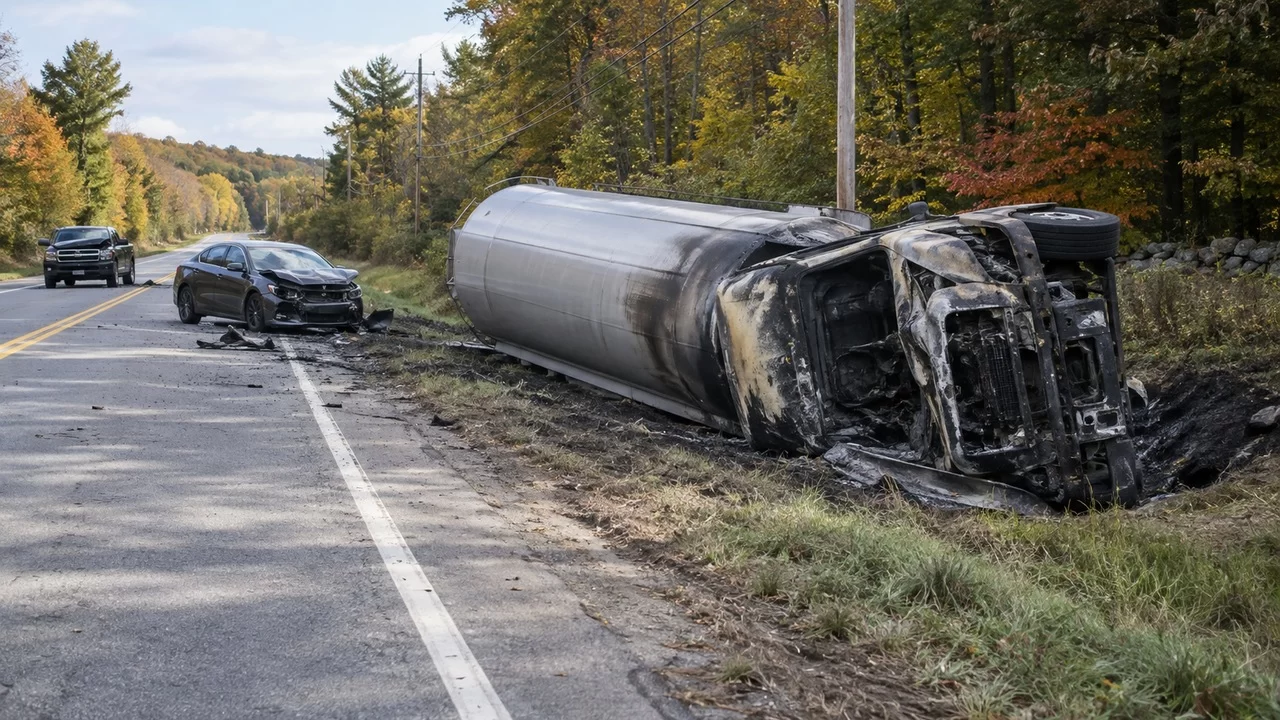 Two Drivers Killed in Route 101 Oil-Tanker Collision in Amherst