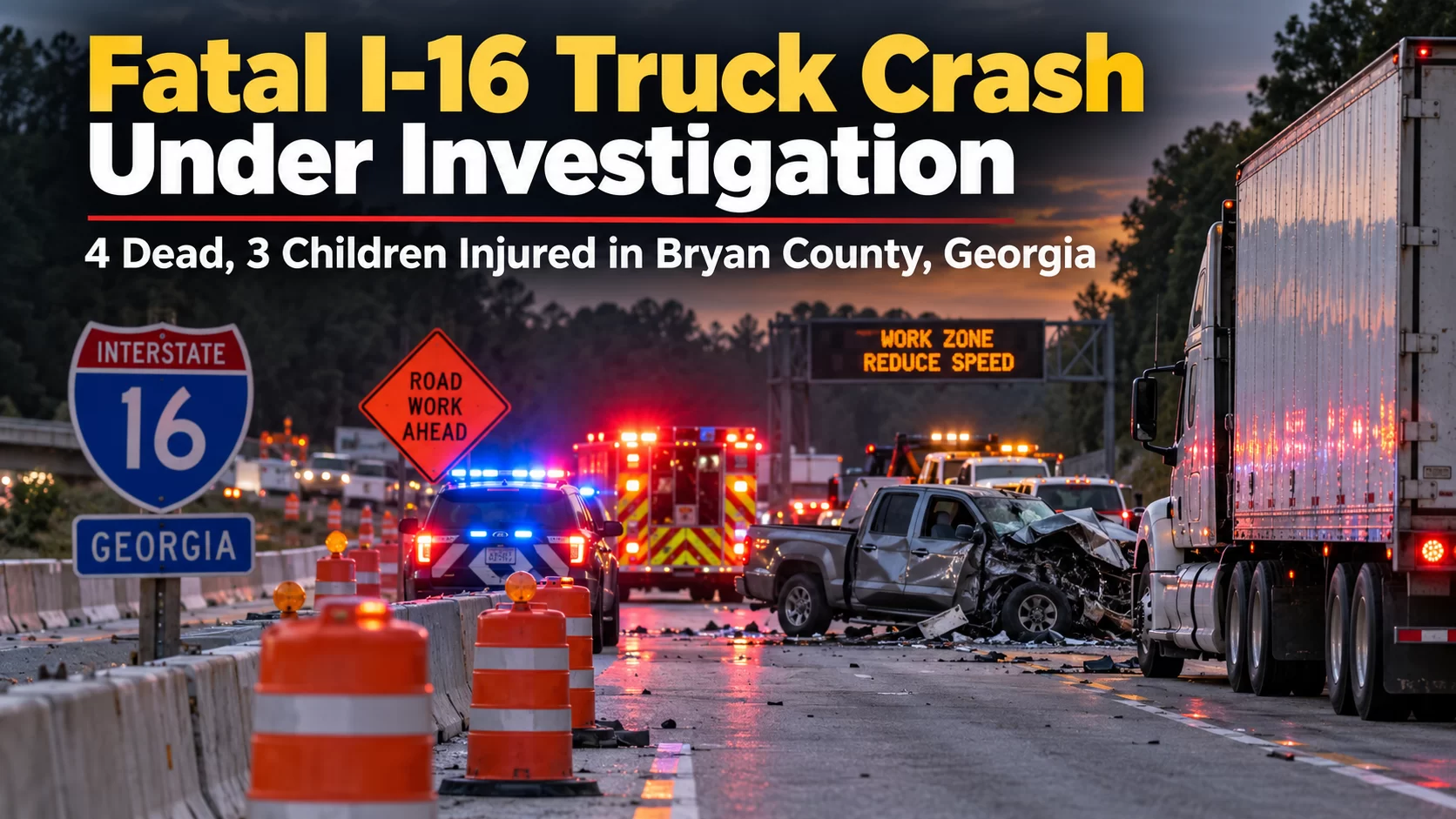 Fatal I-16 Crash Under Investigation