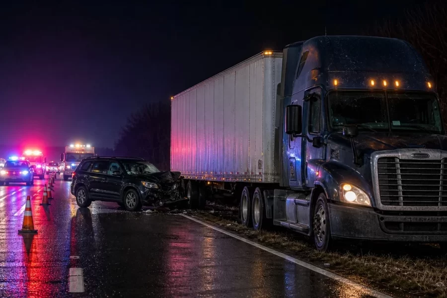 19-Year-Old and Two Children Killed After SUV Rear-Ends Parked Semi on I-65 in Indiana