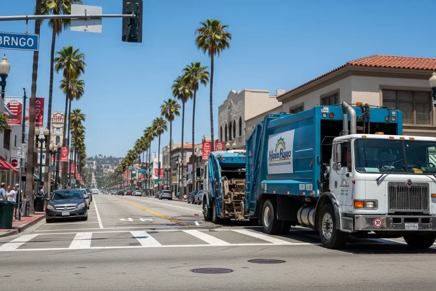 Mira Mesa garbage truck accident