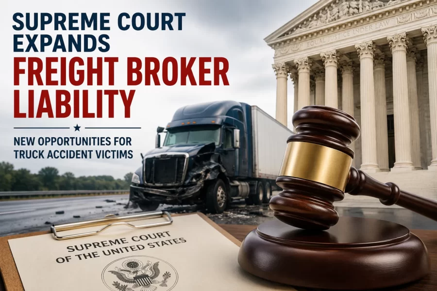 SUPREME COURT EXPANDS FREIGHT BROKER LIABILITY