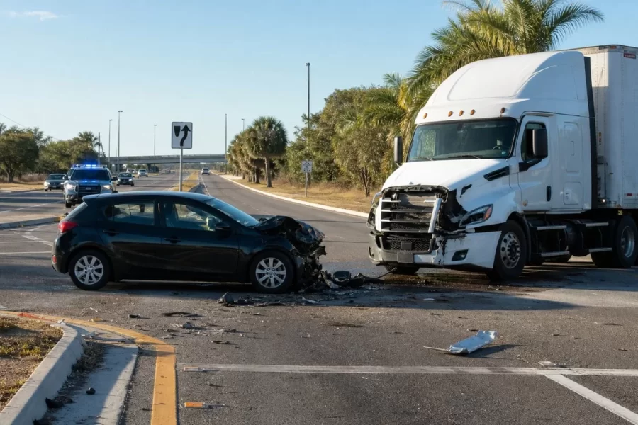 20-Year-Old Driver Killed in Semi-Truck Crash Near Punta Gorda