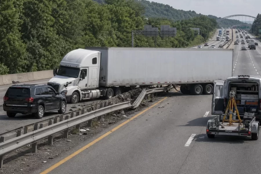 SUV Driver Killed After Tractor-Trailer Crosses I-279 Median Near Pittsburgh