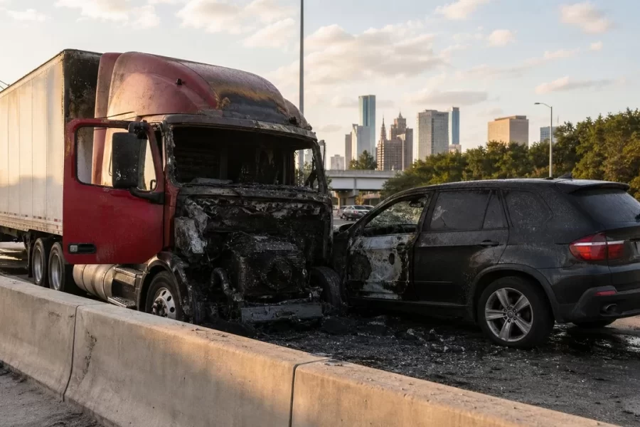 Two Killed After SUV and 18-Wheeler Collide on Eastex Freeway