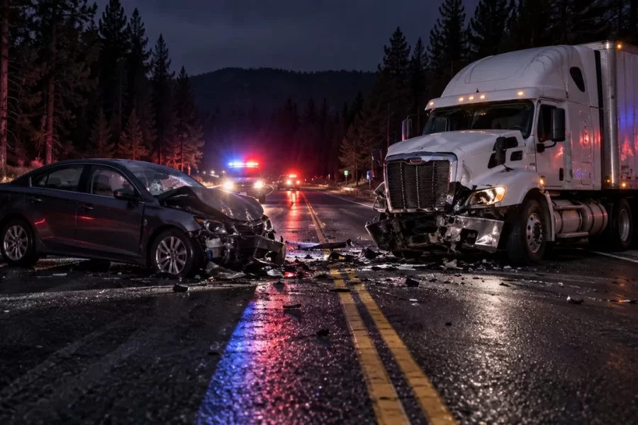 Driver Killed in Head-On Crash With Semi-Truck on Highway 97