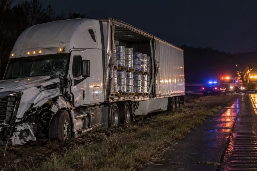 Truck Driver Charged After 42,000-Pound Paint Load Crash in Missouri