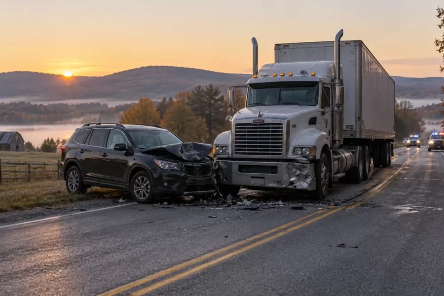 Two Killed in SUV and Tractor-Trailer Crash on New York Route 294