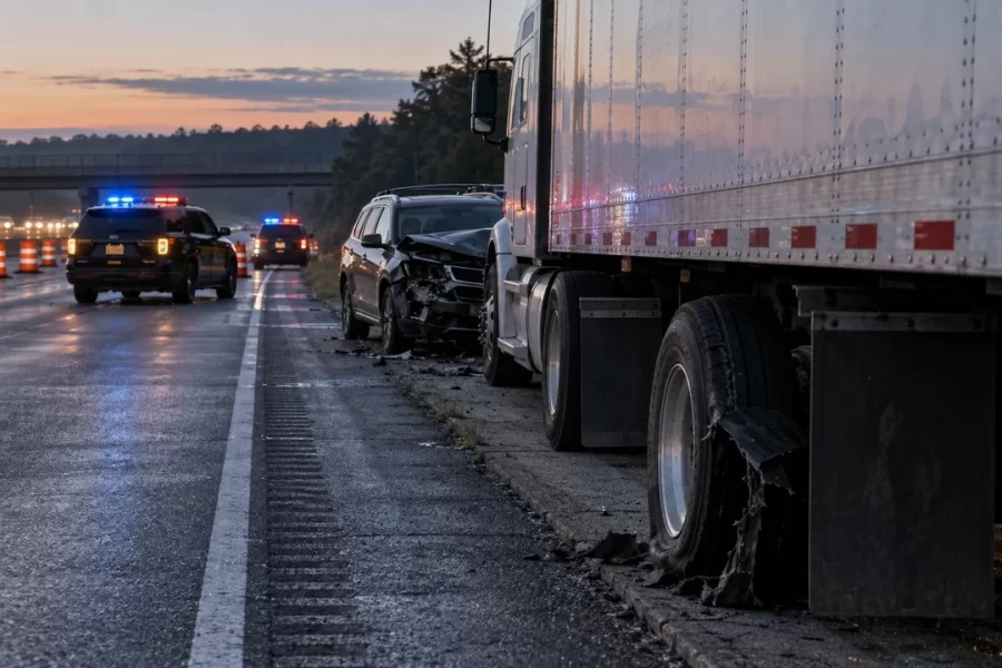 Passenger Killed After SUV Strikes Tractor-Trailer on I-95 in Baltimore County