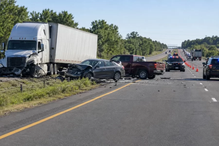One Killed and Teen Injured in Highway 169 Semi-Truck Crash