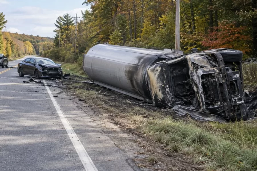 Two Drivers Killed in Route 101 Oil-Tanker Collision in Amherst