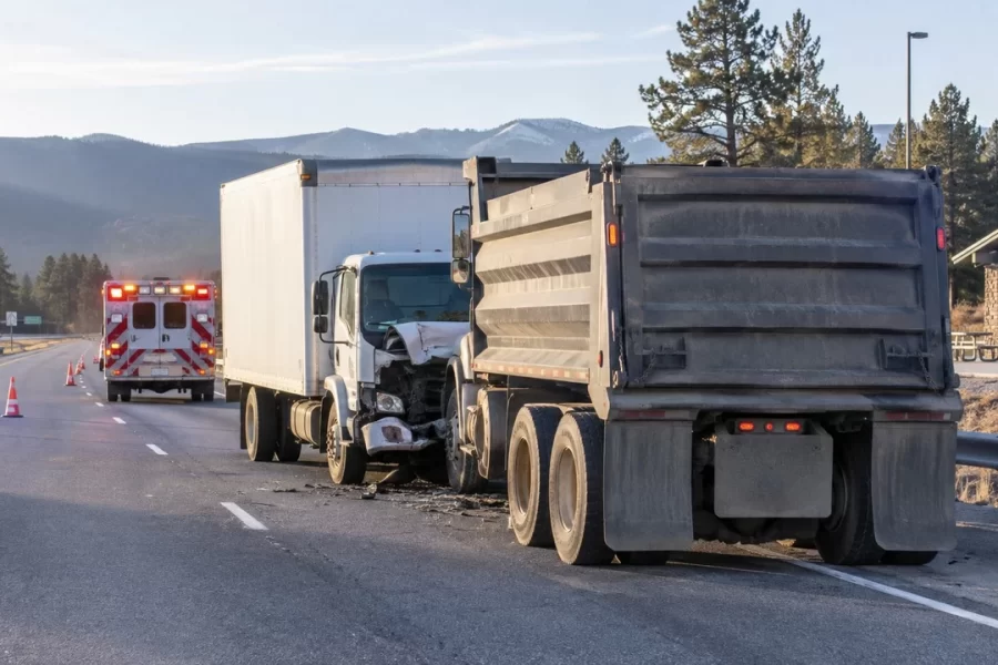 Box-Truck Driver Hospitalized After I-15 Dump-Truck Collision Near Blackfoot